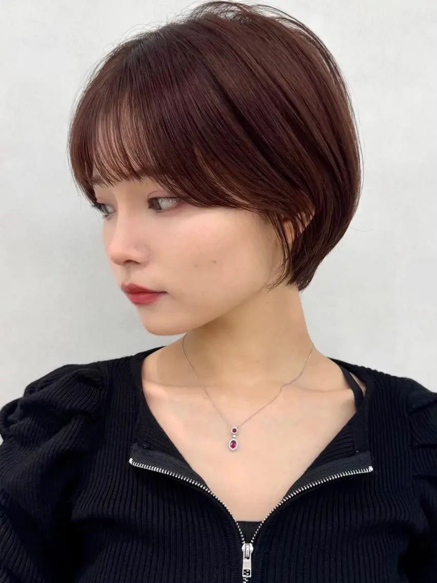 ショート カラー ショート✂️ボブ✂️ 💎Ash茗荷谷💎のヘアスタイル