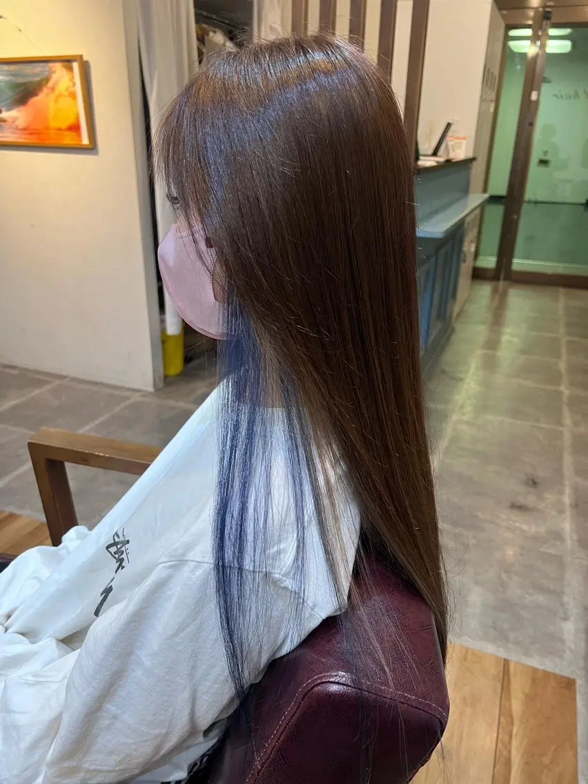 ロング ヘアカラー Cecilhair なんば店    岩川のヘアスタイル