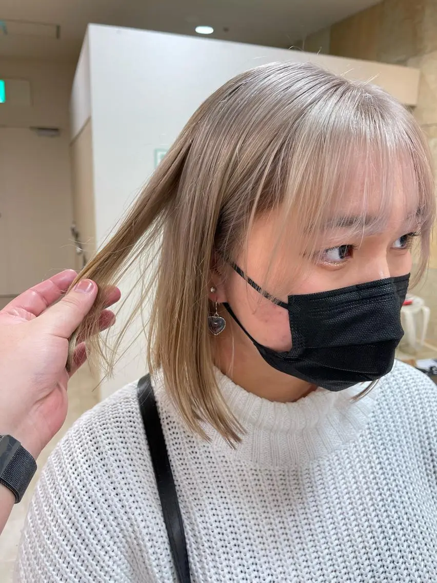 ショート カラー 髪質改善・縮毛矯正 年間1500名担当♪のヘアスタイル