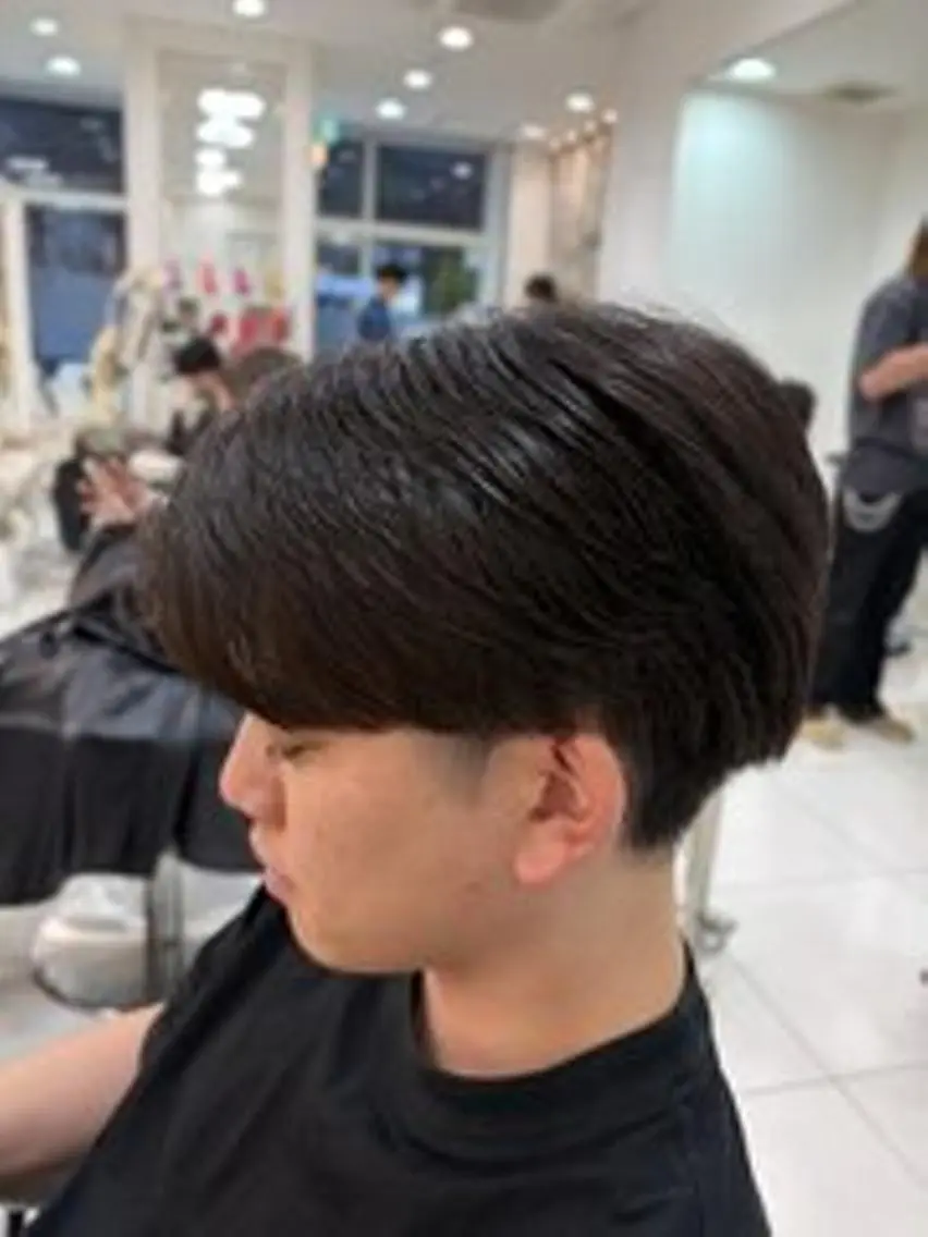 メンズ ショート カット 縮毛矯正 再現性重視 👑店長👑間宮👑のヘアスタイル