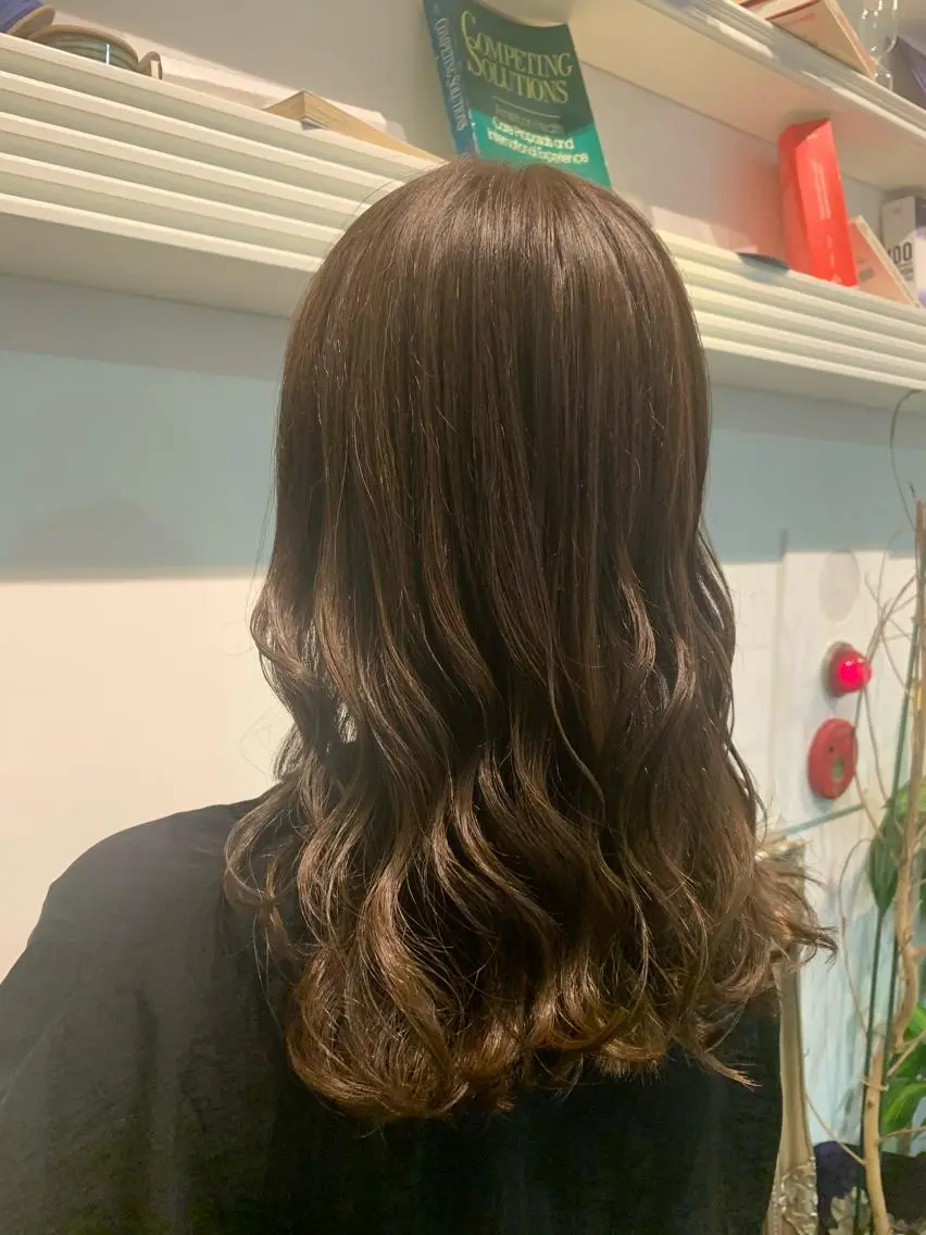 セミロング カット ヘアカラー トリートメント ヘッドスパ ヘアセット 大宮/山口 竣也のヘアスタイル
