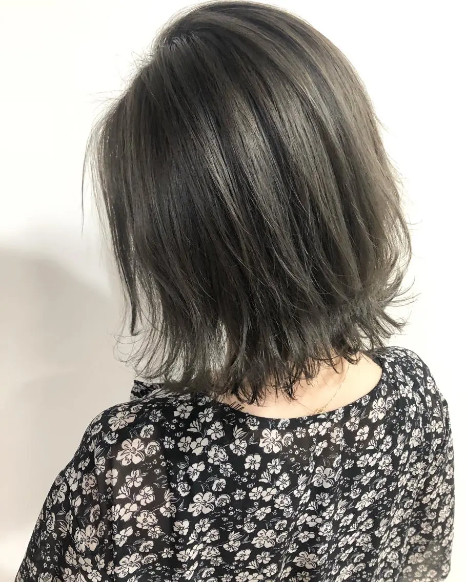 ショート アッシュ ボブ エクステ 外国人風カラー ハイライト カット ヘアカラー 夜23時まで予約🉑 reverieあきらのヘアスタイル