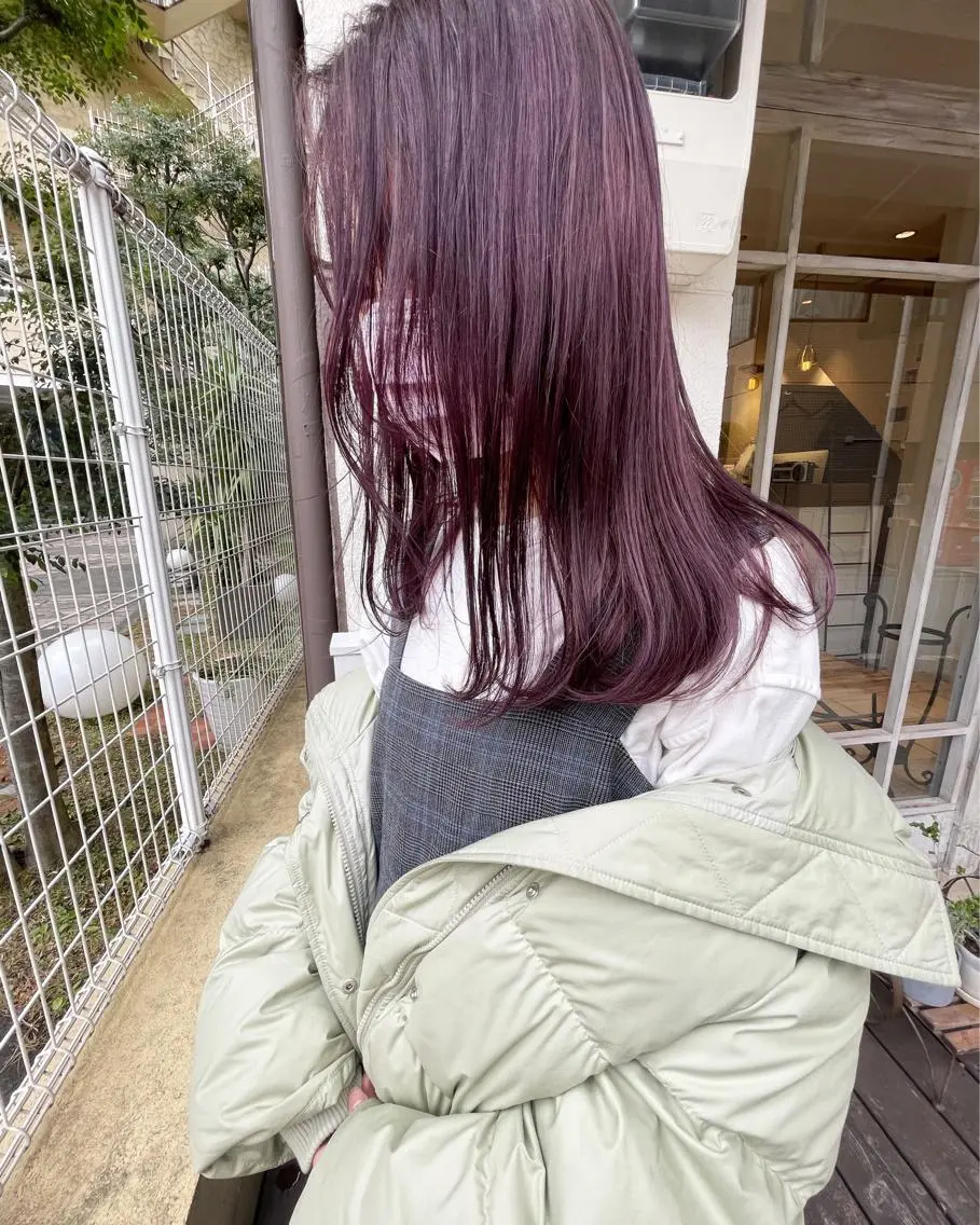 カラー 🙃 透明感カラー/ボブのヘアスタイル