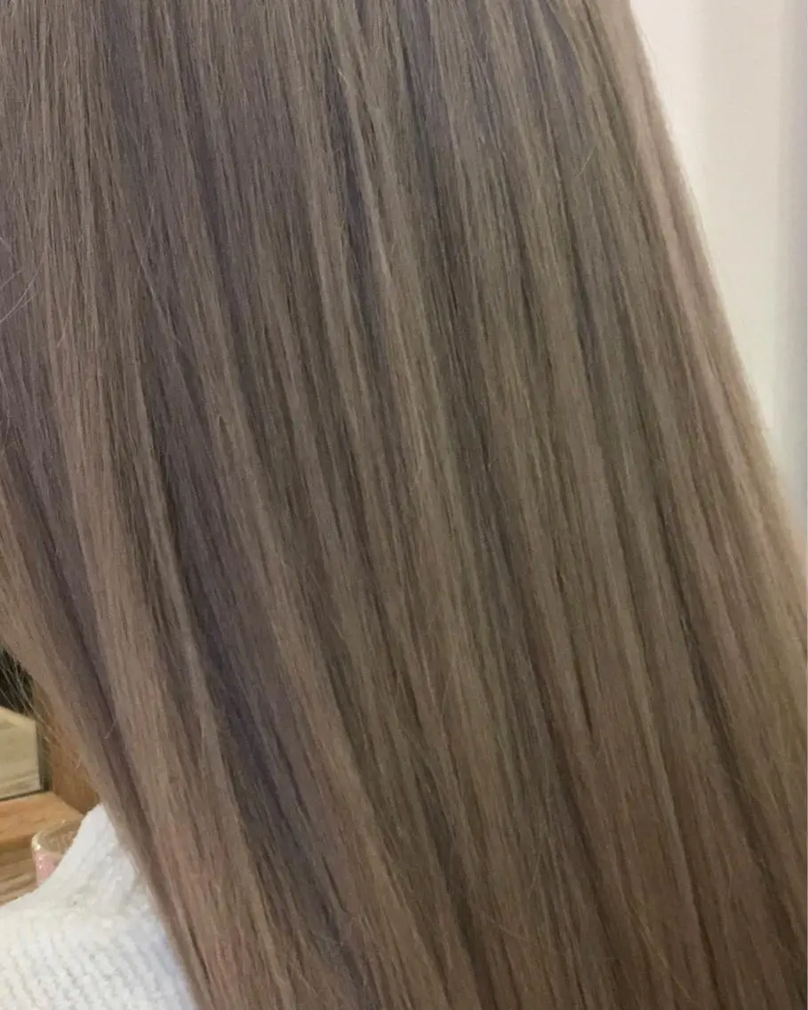 ロング カラー ベージュカラー ブリーチ ヘアカラー 【🉐学割】応援📣 ミニモ限定🤩千 田のヘアスタイル