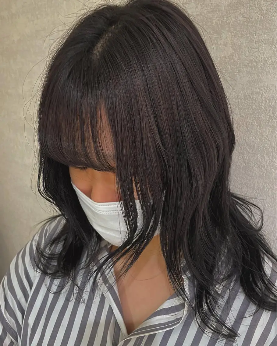 セミロング 🪴酒井 可南子🪴のヘアスタイル