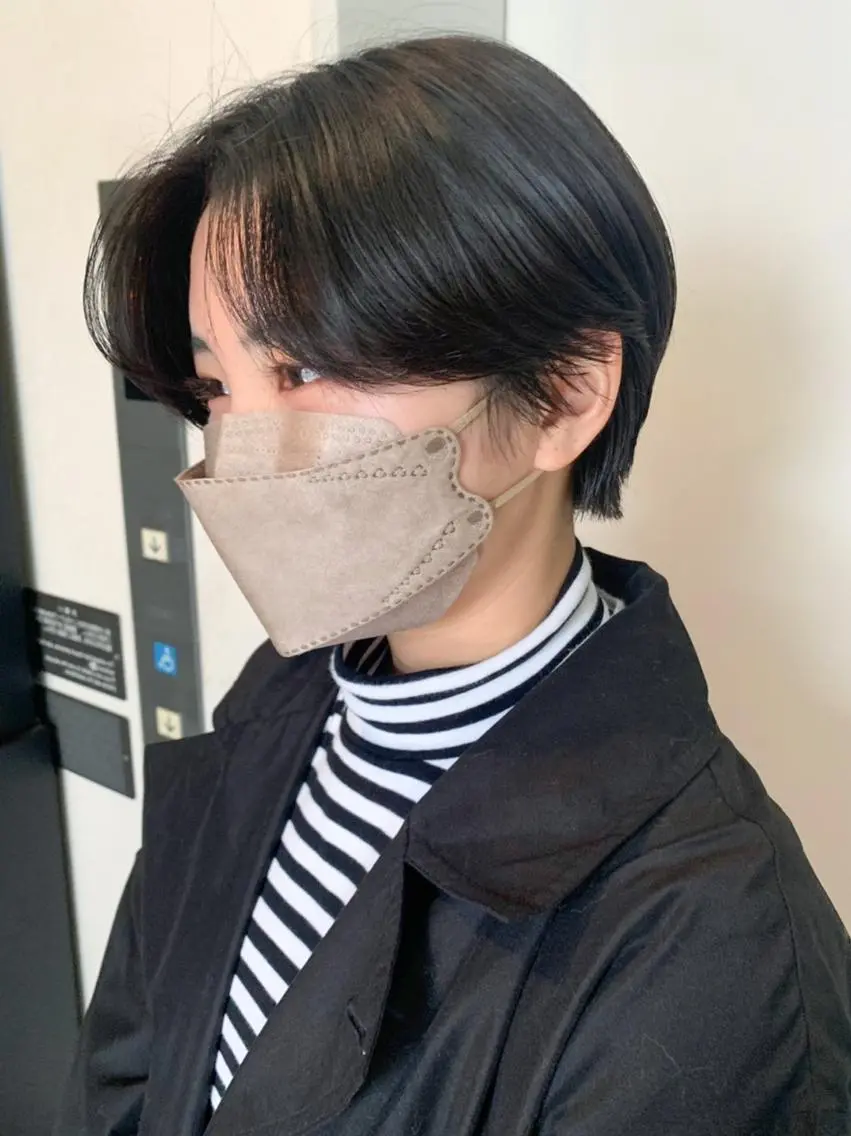 ショート カラー パーマ ヘアアレンジ ハンサムショート ショートヘア ITbyALBUM 浦和店のヘアスタイル