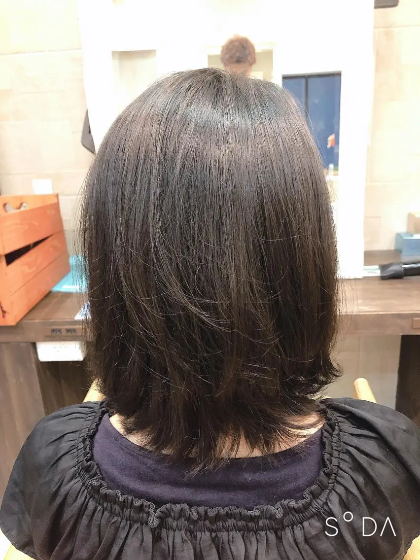 ミディアム 髪質改善JILL 桑原のヘアスタイル