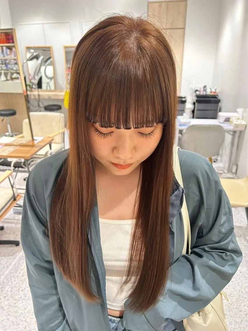 ロング ヘアカラー hair&eye🎀 /momoKaのヘアスタイル