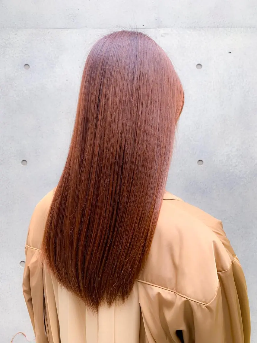ロング カラー 平 ちひろのヘアスタイル