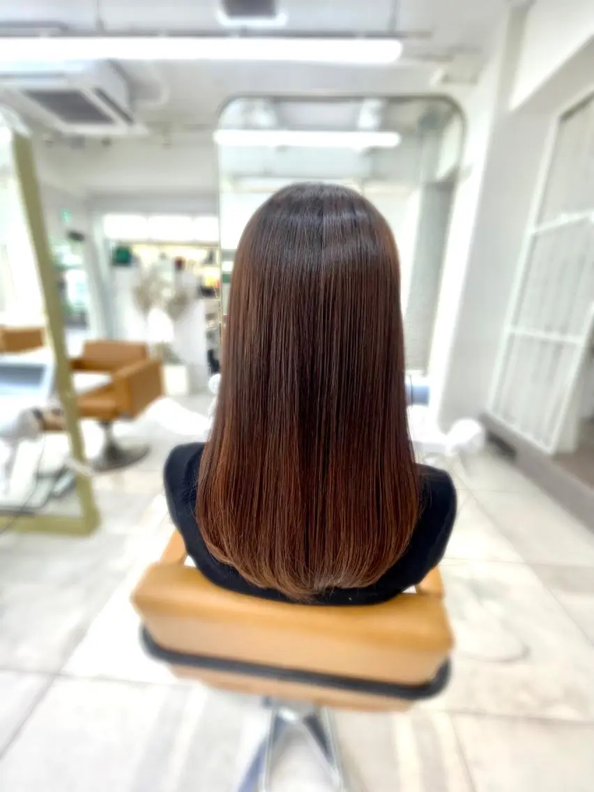 ロング 中顔面短縮 顔まわり新田大翔のヘアスタイル