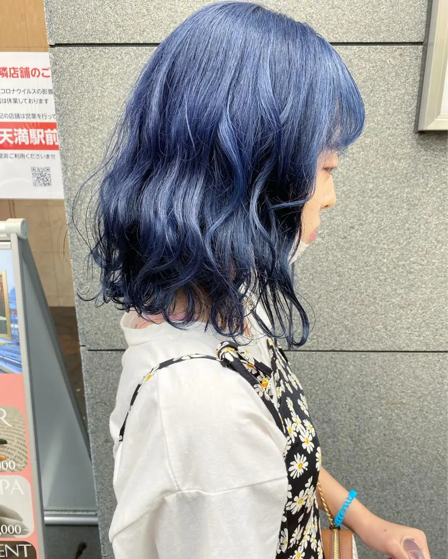 ミディアム カラー ヘアカラー ヘアセット 🧡色落ちまで2度 楽しめる🧡ヨシキのヘアスタイル