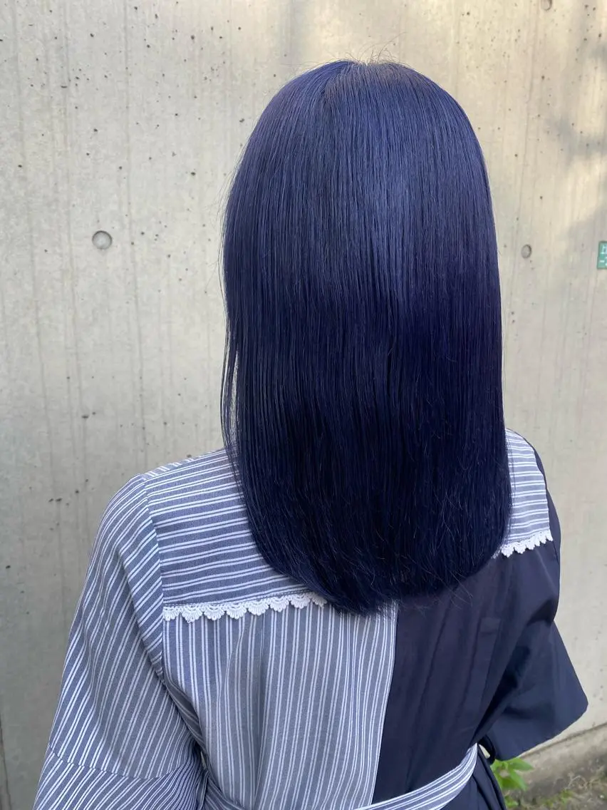 セミロング カラー パーマ ヘアアレンジ メンズ アイブロウ MOE /Zina横浜2ndのヘアスタイル