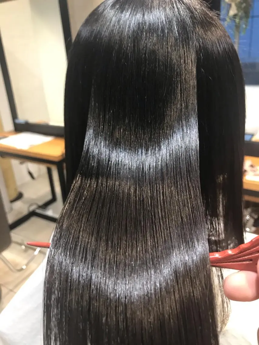 セミロング 最高峰美髪矯正No1 toshiのヘアスタイル