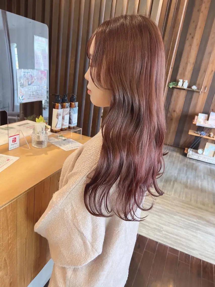 ロング カット ヘアカラー トリートメント 具志 正太のヘアスタイル