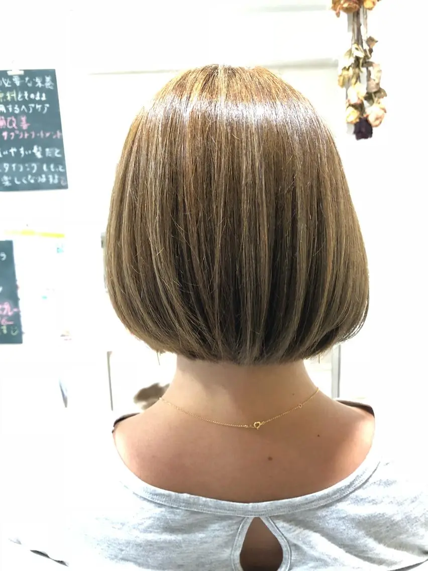 ミディアム カラー 桐谷 一史のヘアスタイル