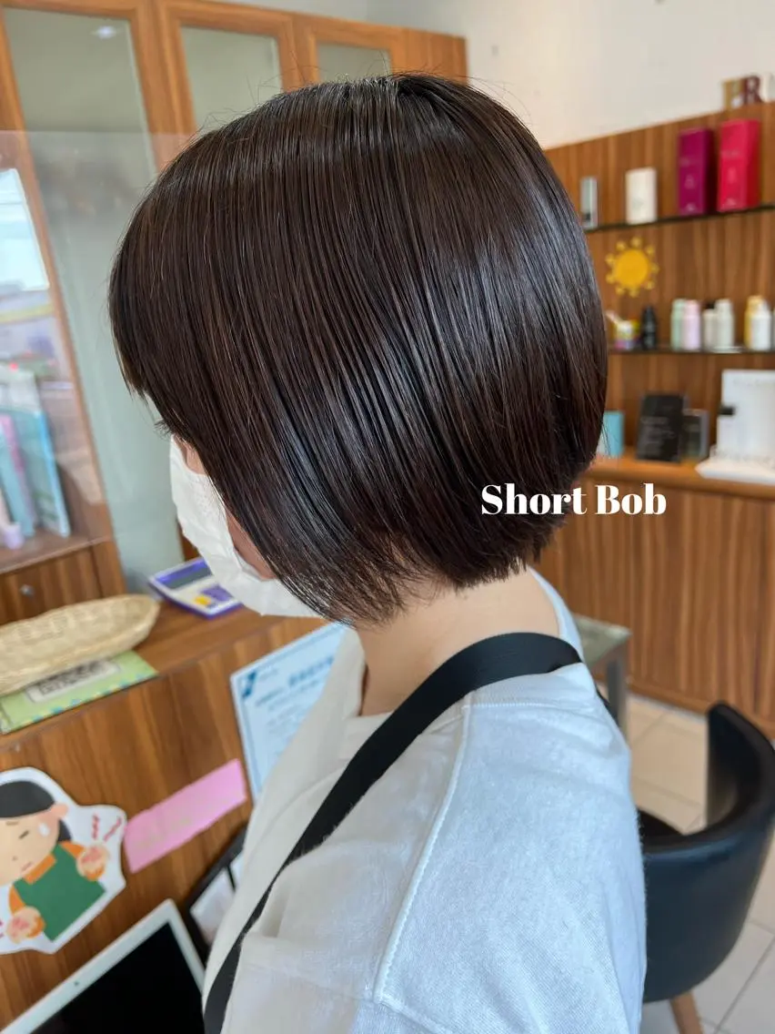 ショート 大和市の白髪ぼかし 職人￤柳川拓哉のヘアスタイル