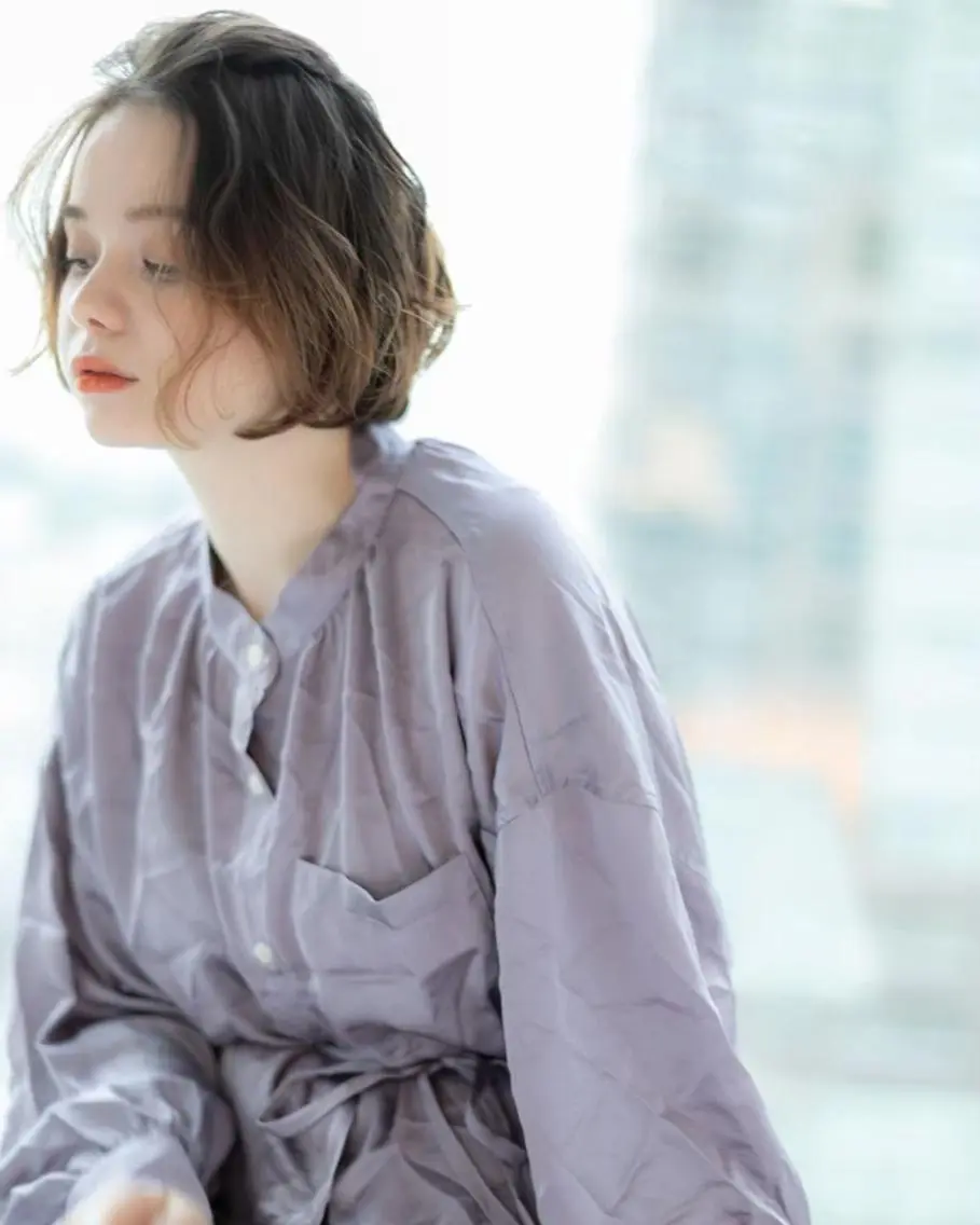 ショート カラー ハイライトカラー インナーカラー ハイライト 髪質改善 縮毛矯正 justbeauty CiNQのヘアスタイル