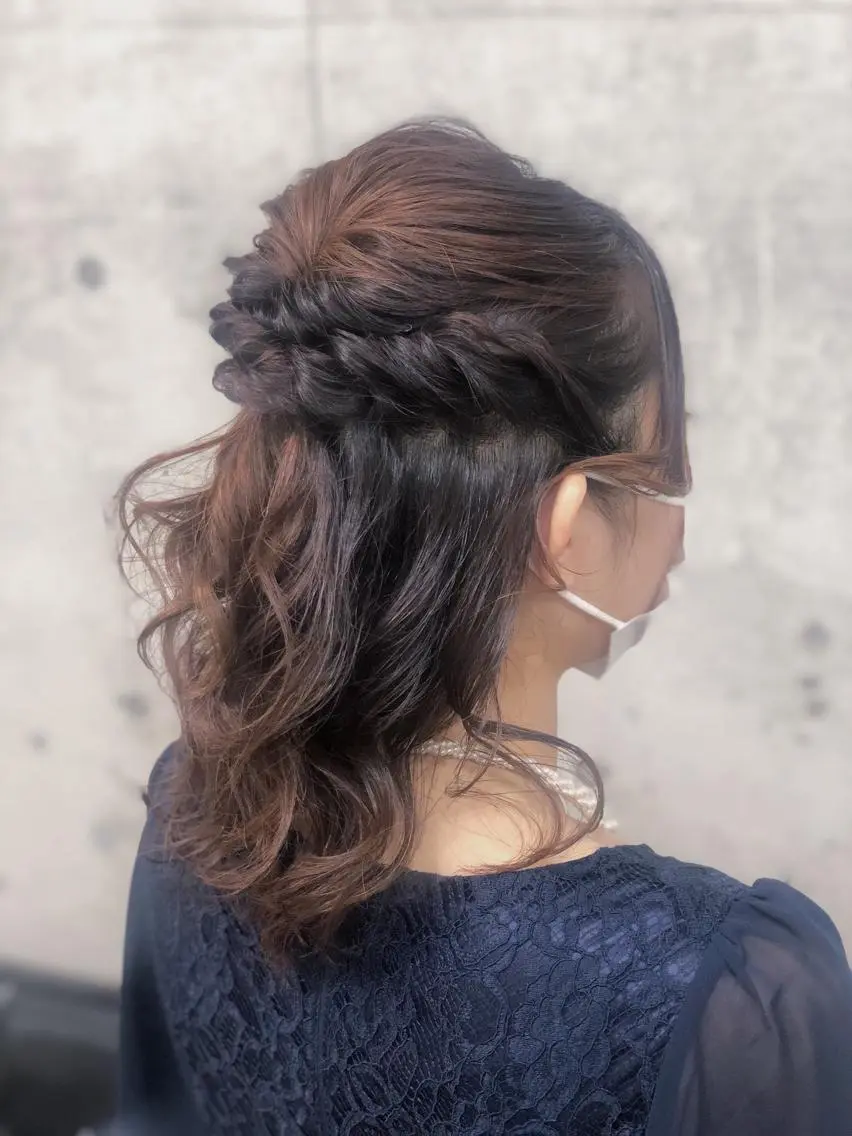 セミロング ヘアセット MeL 横浜/ MIHOのヘアスタイル