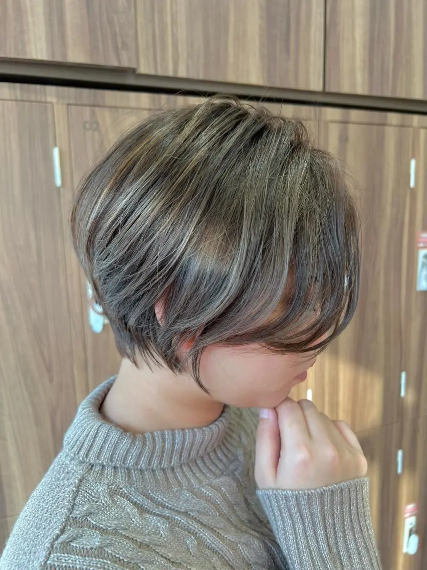 ショート カット ヘアカラー 大人ショート/ 高下将一のヘアスタイル