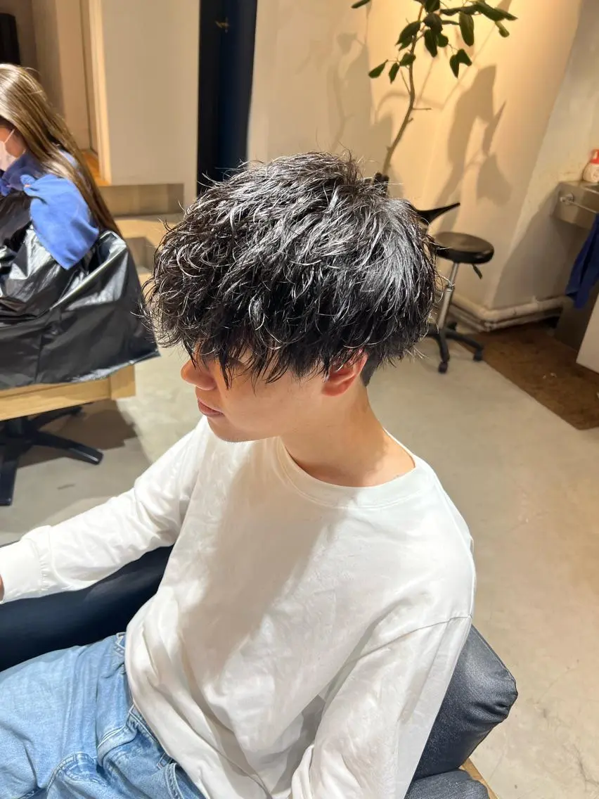 パーマ メンズ カット パーマ トリートメント メンズ専門 井藤 雅也のヘアスタイル