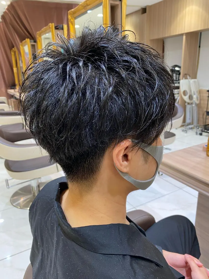 ショート カット 🥀縮毛矯正🥀 川﨑和希のヘアスタイル