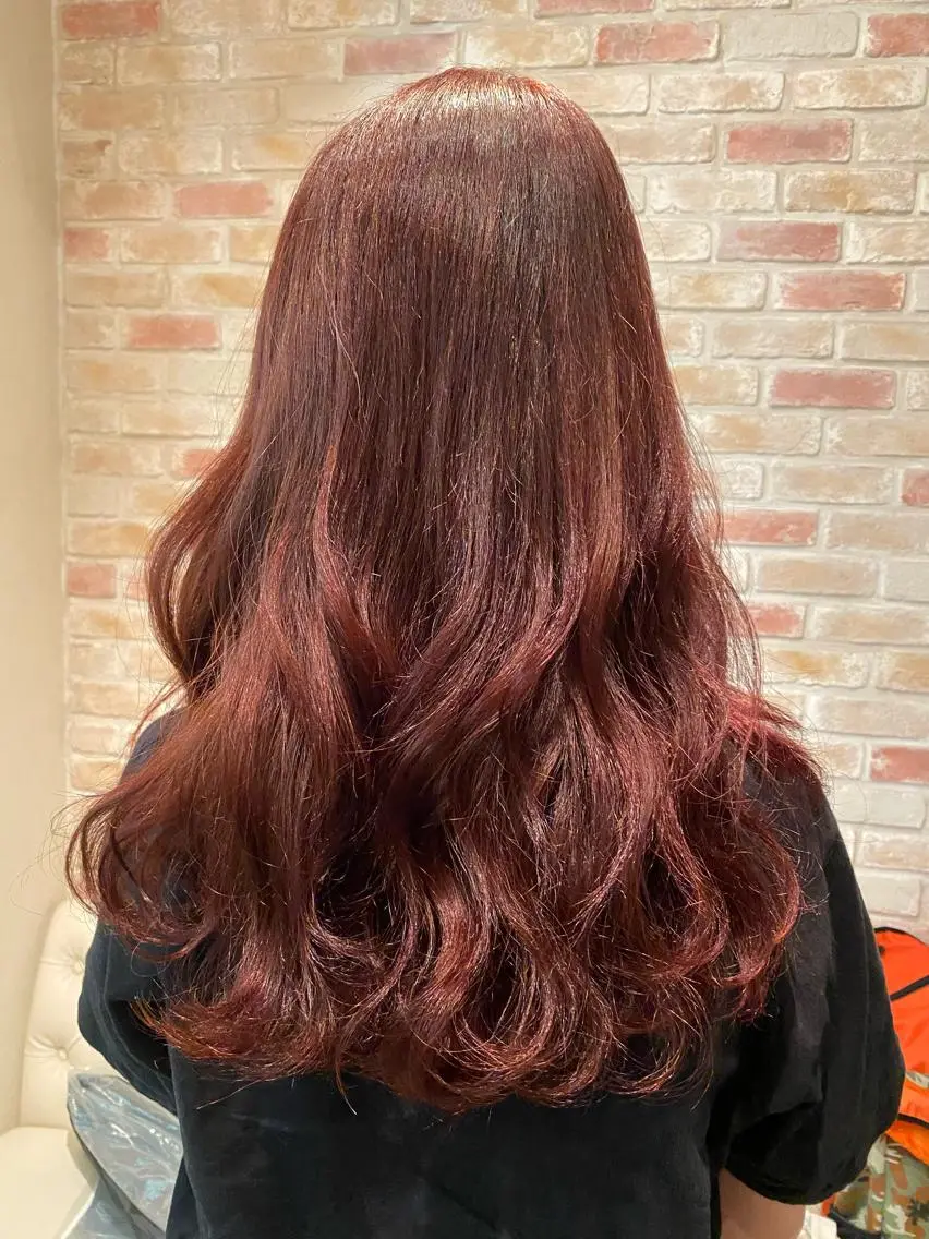 カラー ヘアアレンジ ブラウンカラー ピンクカラー レッドカラー 縮毛矯正 ひきたみさと 大阪福島/スパニストのエステ・リラクイメージ