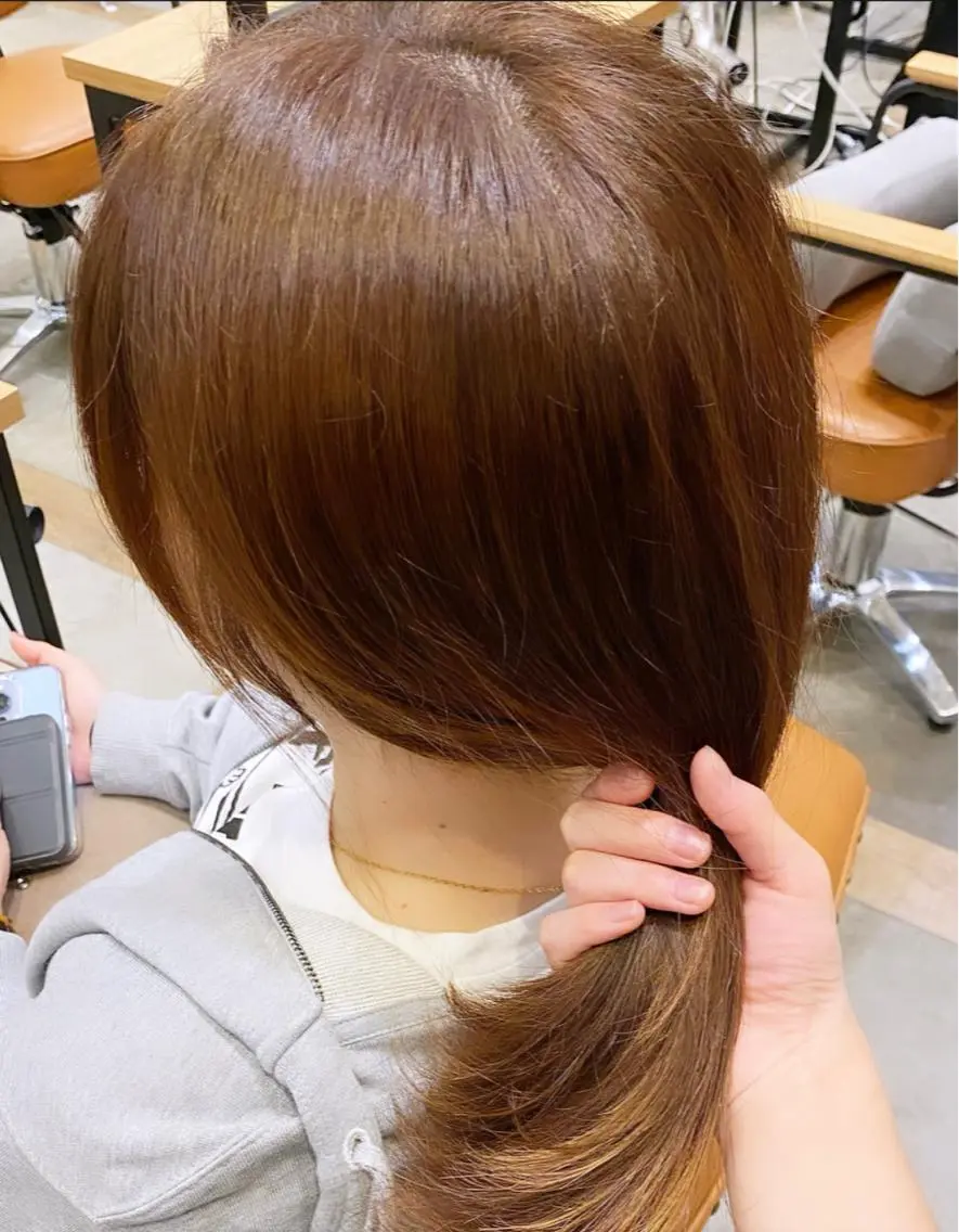 カラー 髪質改善 /市村 優音のヘアスタイル