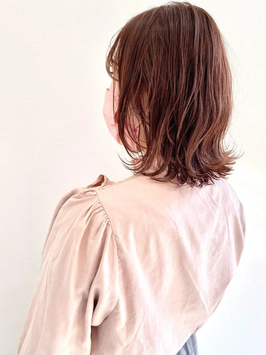 ミディアム ヘアカラー MYRTLE TSUNODAのヘアスタイル