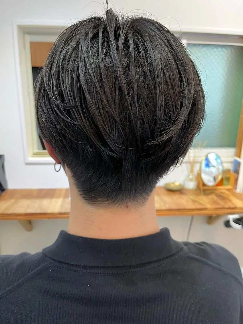 ショート 韓国風ヘア カット 代表　土屋ヒロユキ ショートカットのヘアスタイル