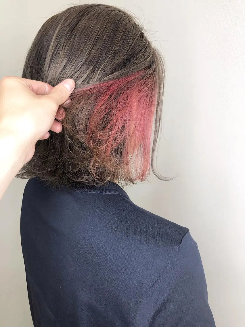 ショート レイヤー×縮毛矯正 深見 拓のヘアスタイル