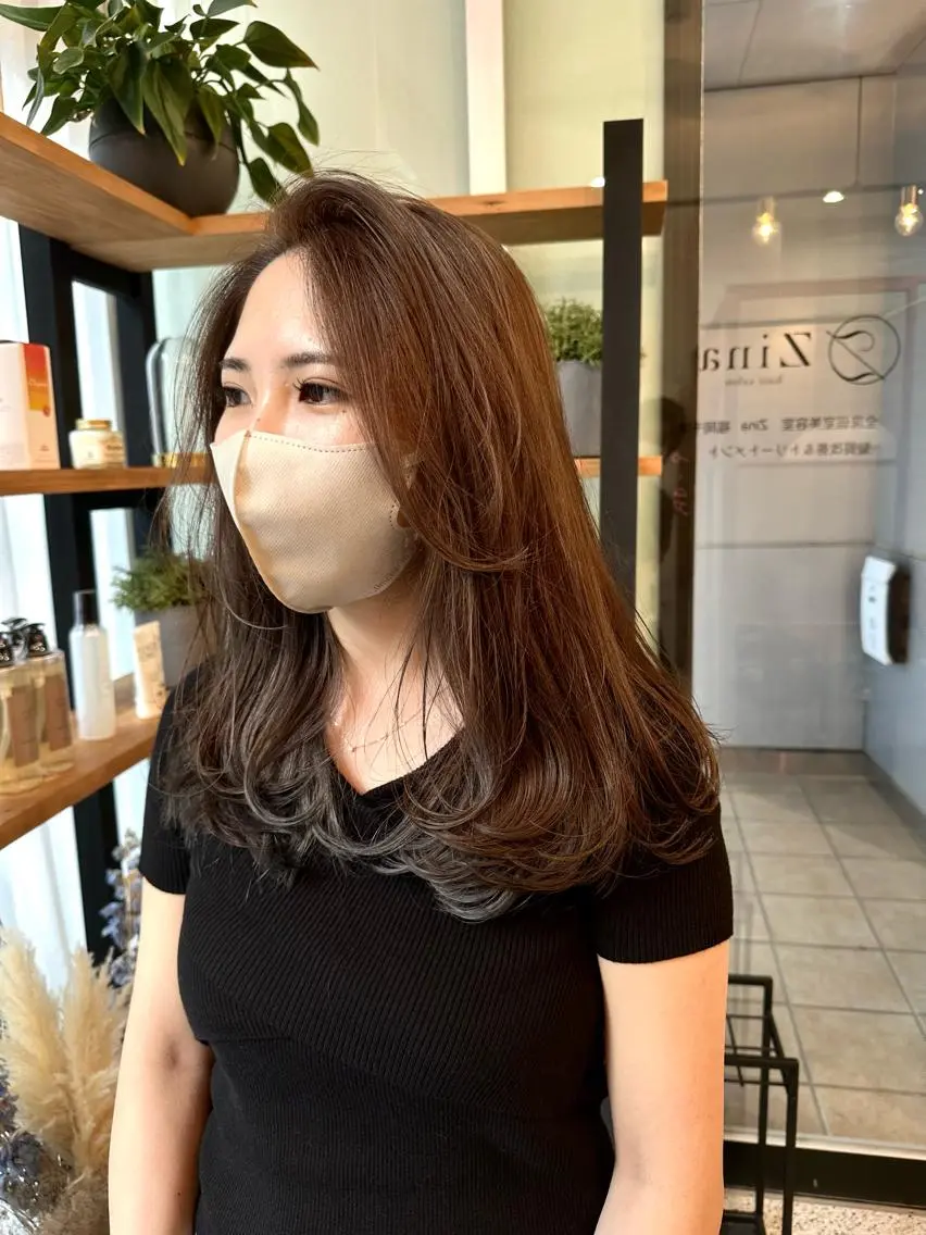 ロング レイヤーカット 鈴木 雅人のヘアスタイル