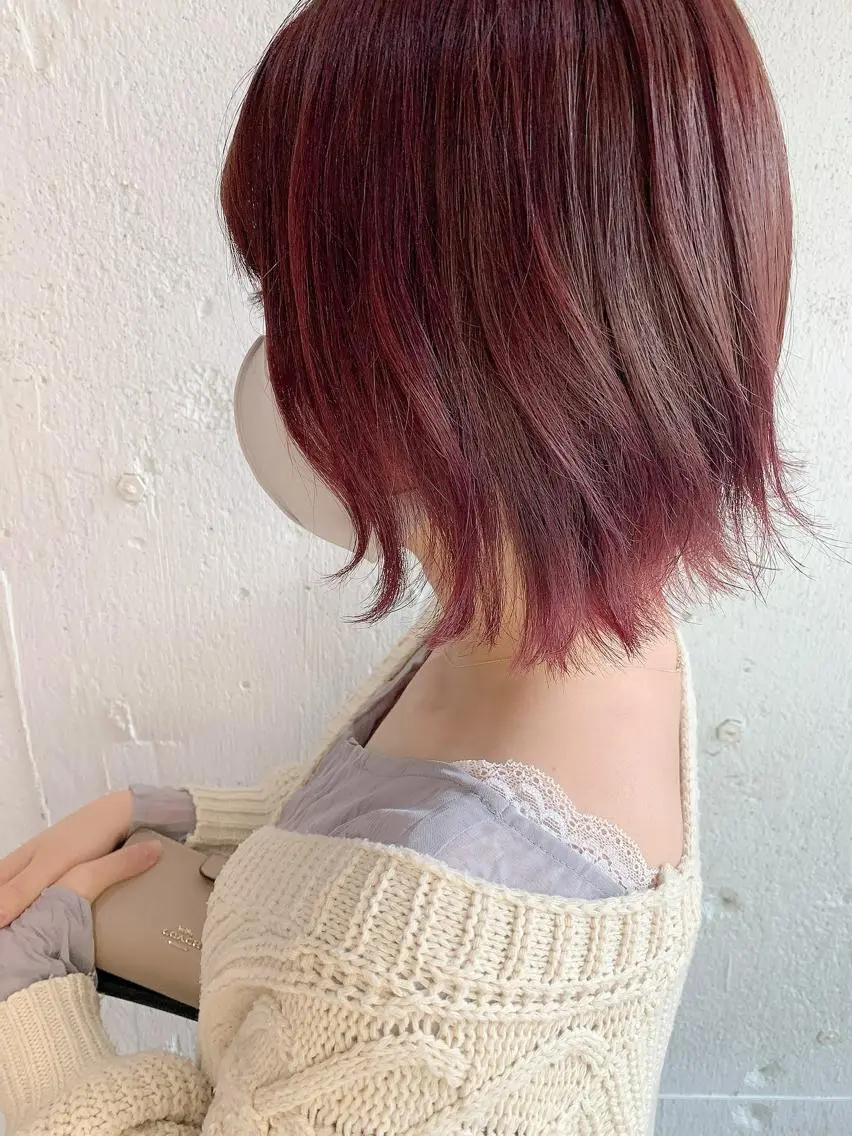ミディアム カラー カット ヘアカラー トリートメント 💛丁寧さNo.🥇 🧸片山智裕💛のヘアスタイル
