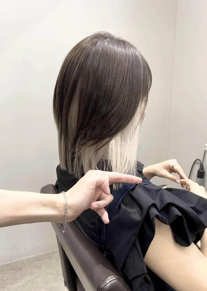 ミディアム カラー ✨【公式】 juhl.横浜✨のヘアスタイル