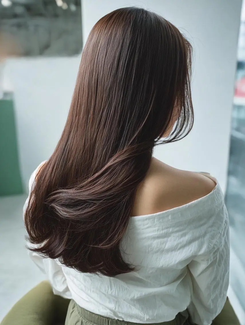 ミディアム TELAHAIR 髪質改善特化型サロンのヘアスタイル