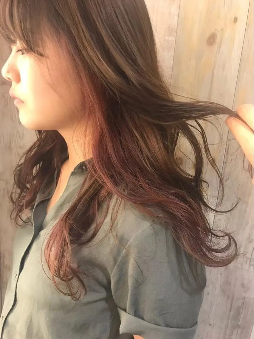 ロング カラー repose日本橋 室町のヘアスタイル