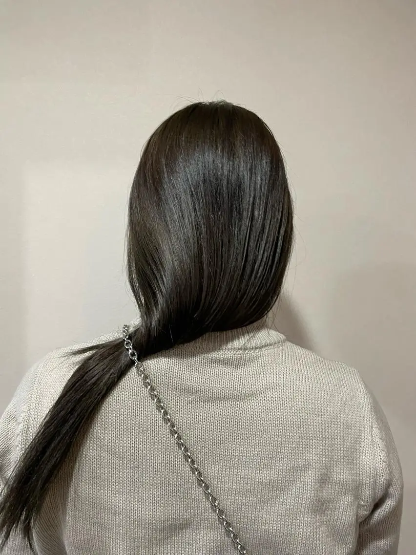 ロング ヘアカラー トリートメント nene .のヘアスタイル
