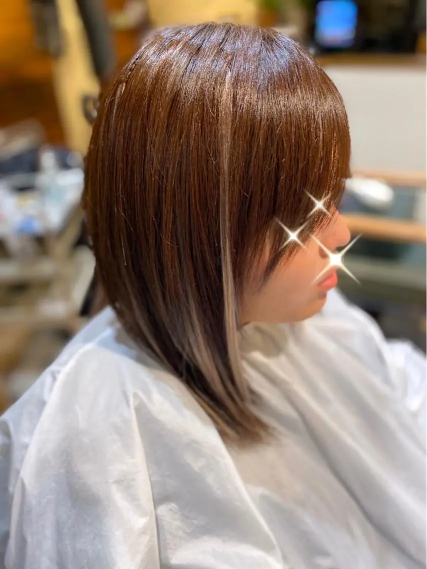 ミディアム カラー Ray hair 春日部のヘアスタイル
