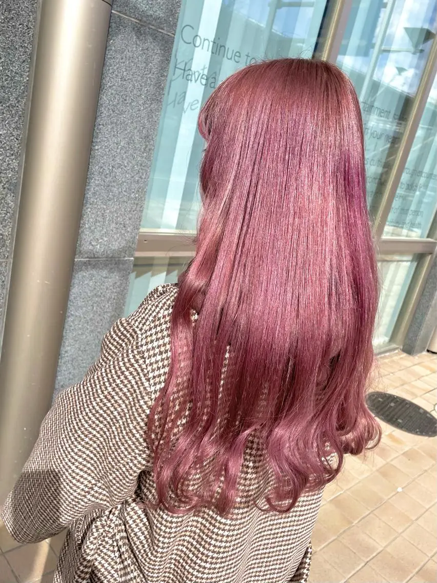 ロング カラー YUI𓍯ｴｸｽﾃ /ﾆｭｱﾝｽｶﾗｰのヘアスタイル