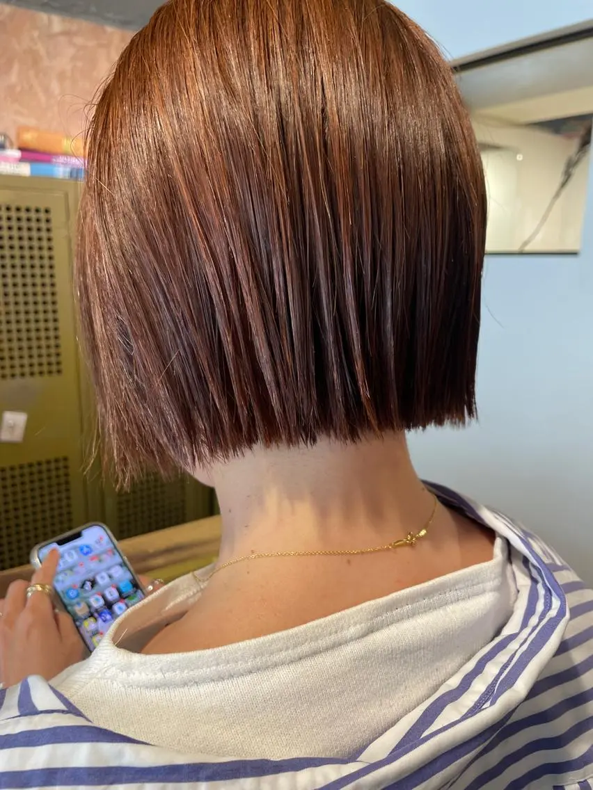 ショート カット ヘアカラー トリートメント ayane⭐️ボブ・ ショート・パーマのヘアスタイル