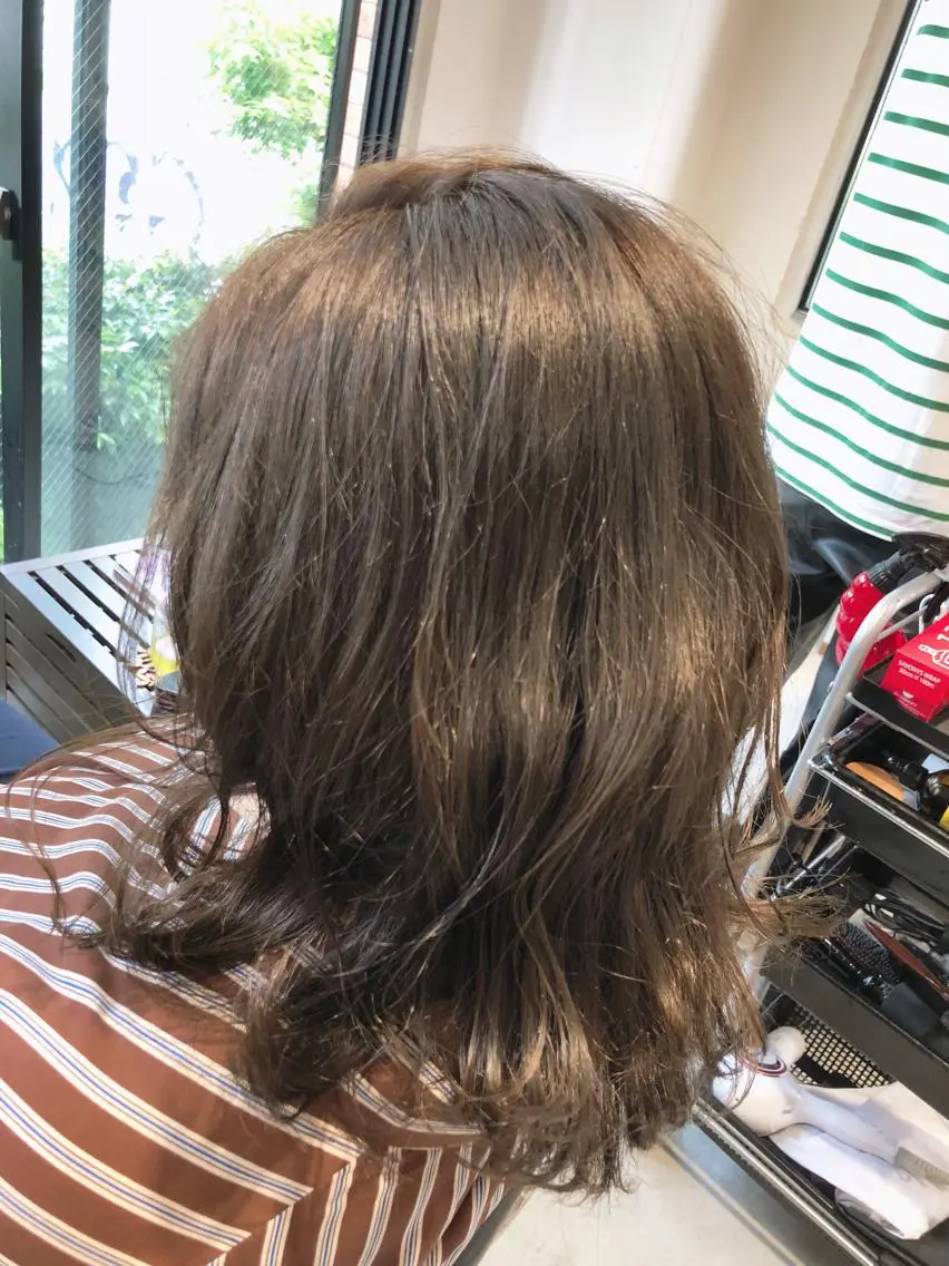 カラー ヘアアレンジ 透明感カラー🤎 ゆりのヘアスタイル