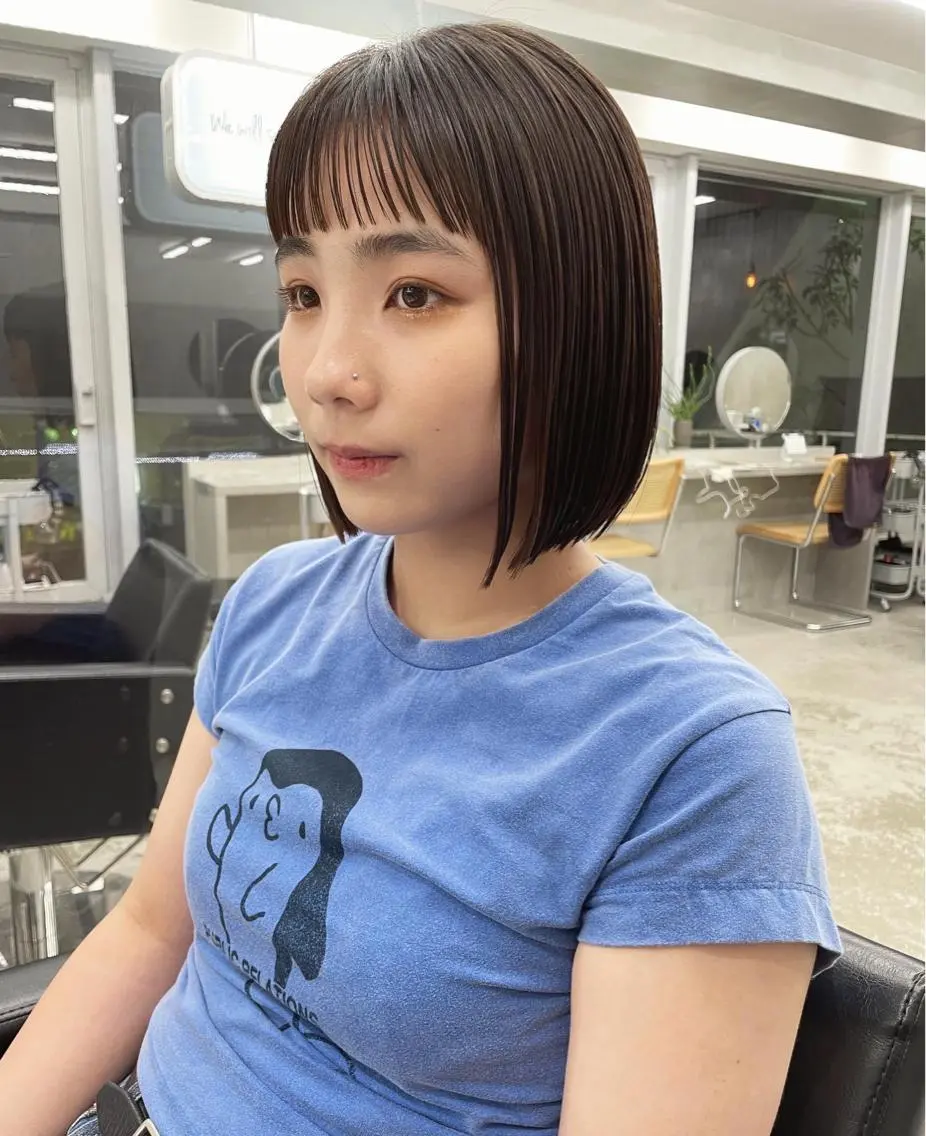 ショート カット トリートメント 👑ボブはお任せ ミヤノ👑のヘアスタイル