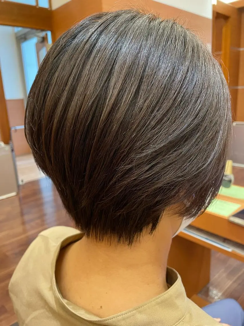 ショート カラー ショートヘア カット セト マユミのヘアスタイル
