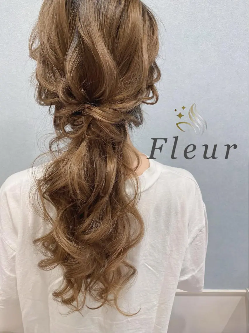ロング ヘアアレンジ 大阪/ヘアアレンジ /似合わせset💐のヘアスタイル