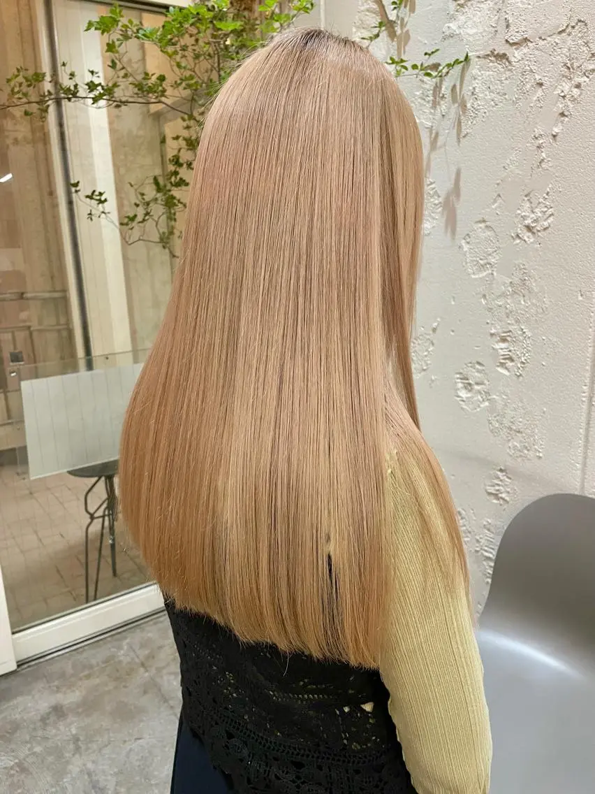 ロング カラー パーマ ヘアアレンジ くびれレイヤー/艶 カラー　MADOKAのヘアスタイル