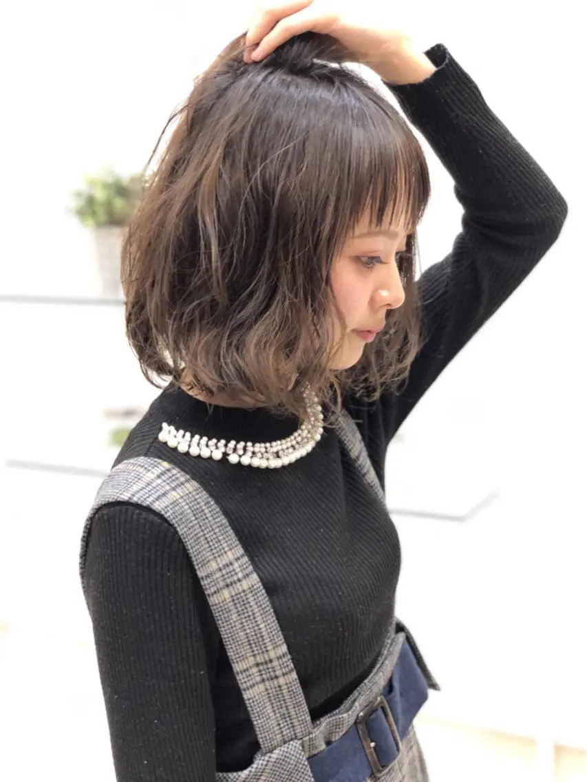 ショート パーマ 外ハネヘア ディレクター ノナカのヘアスタイル