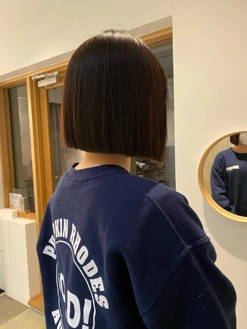 ショート カラー パーマ マツエク・マツパ アイブロウ shoji༄ mikuのヘアスタイル