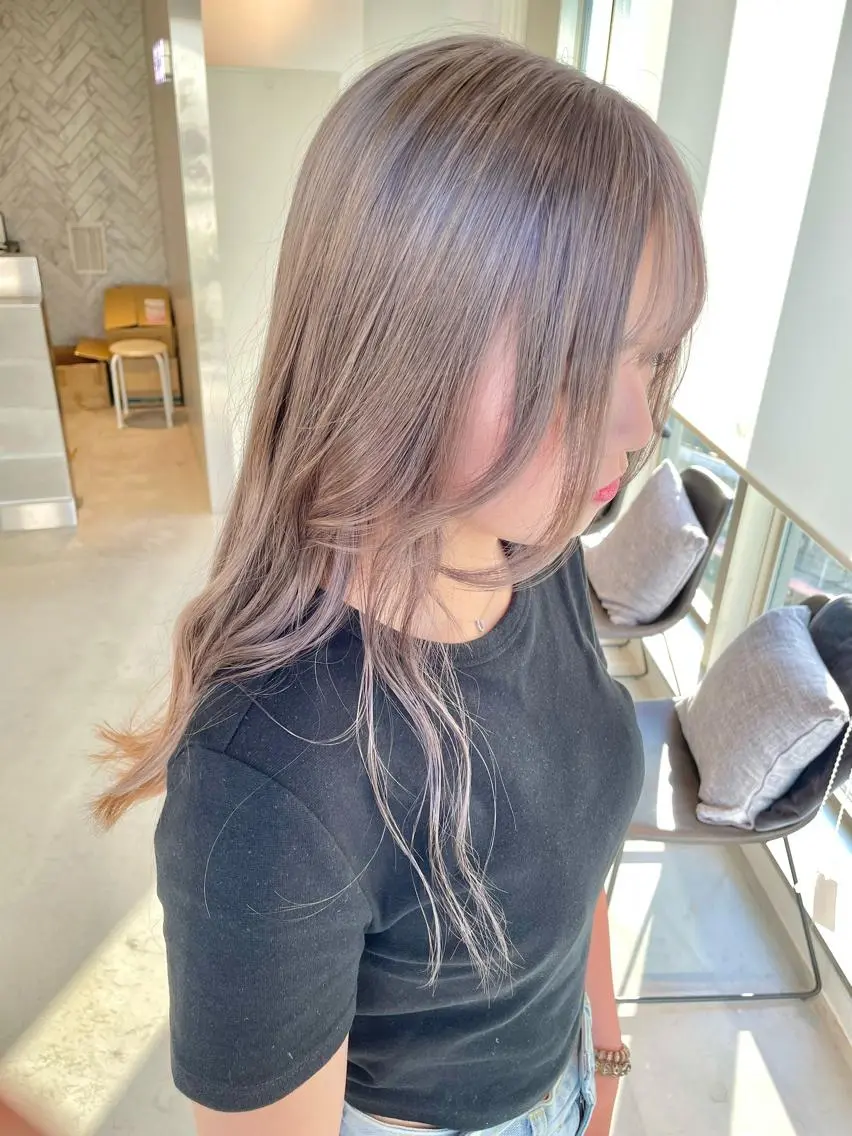 セミロング 🎗副店長/井上 竜 ブリーチ指名No.1のヘアスタイル