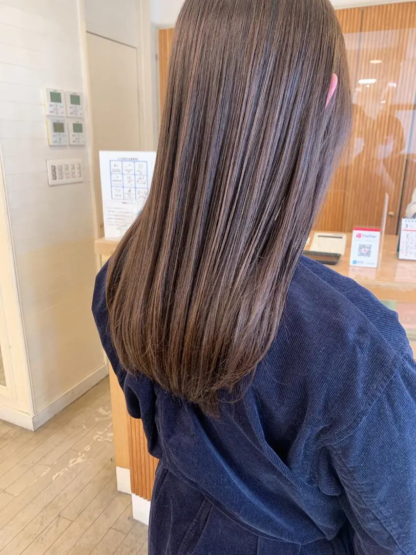 セミロング 髪質改善 トリートメント 酸熱トリートメント 【ボブ/個室サロン】 癒し空間mimuraのヘアスタイル