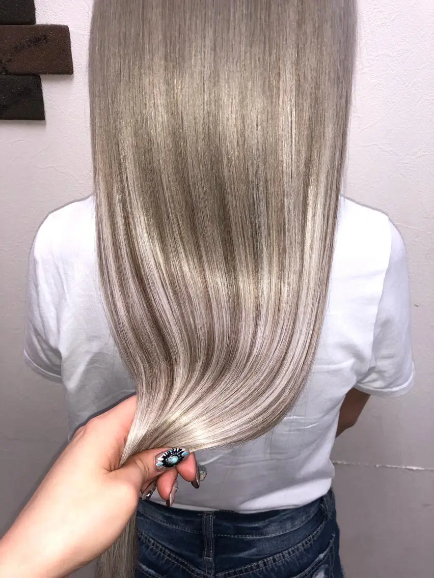 ロング カラー アッシュ MAKO ❤️‍🔥NEXTのヘアスタイル