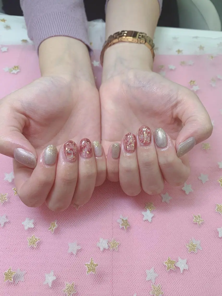 ネイル 🦋ネイルサロン ブラン🌈ゆりのネイルデザイン